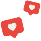 Corazones flotantes